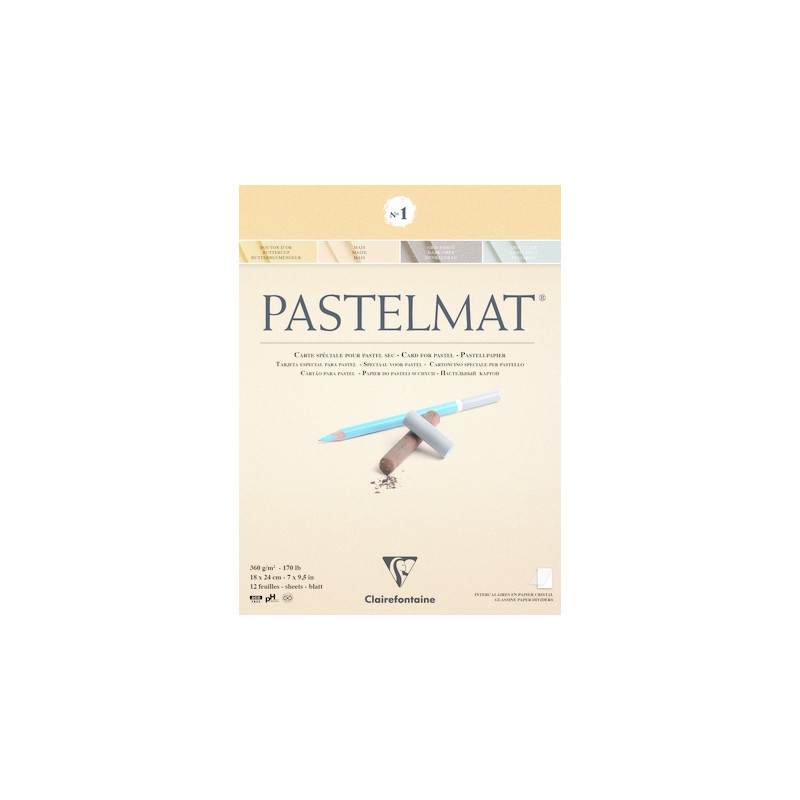 CLAIREFONTAINE CARTE POUR PASTEL A5