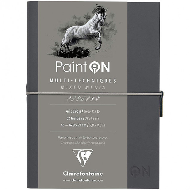 CLAIREFONTAINE PANT ON CARNET MULTIPL TECHNIQUE BRUN A5