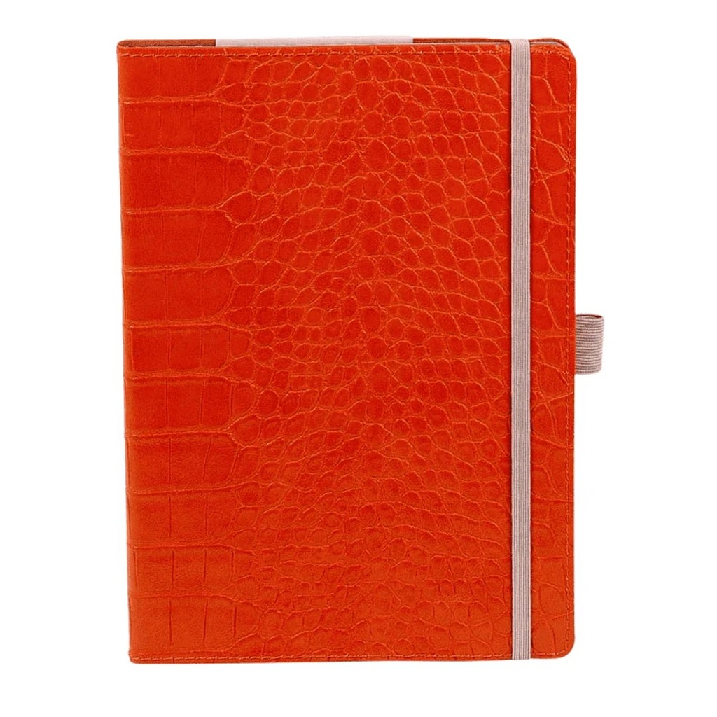Carnet artebene cuir orange
