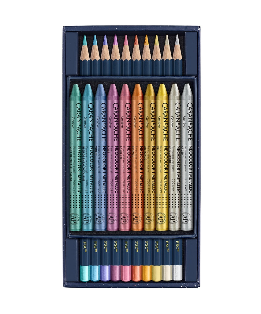 carand'ache mixed media metallic set special edition