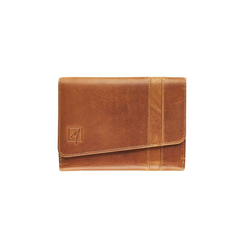 Portefeuille label m cognac
