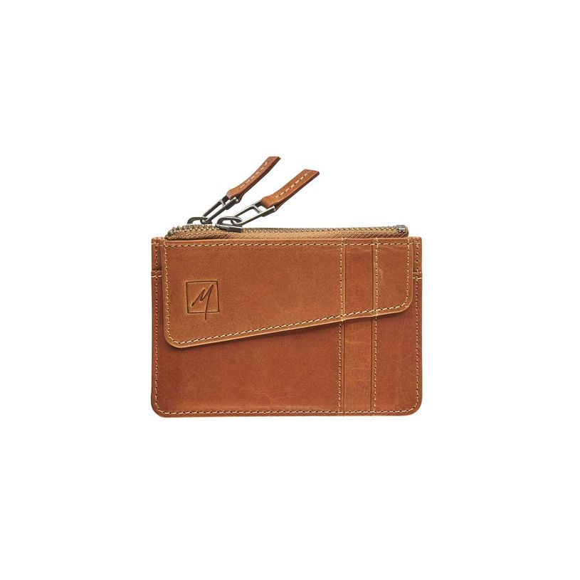 Portefeuille label m cognac