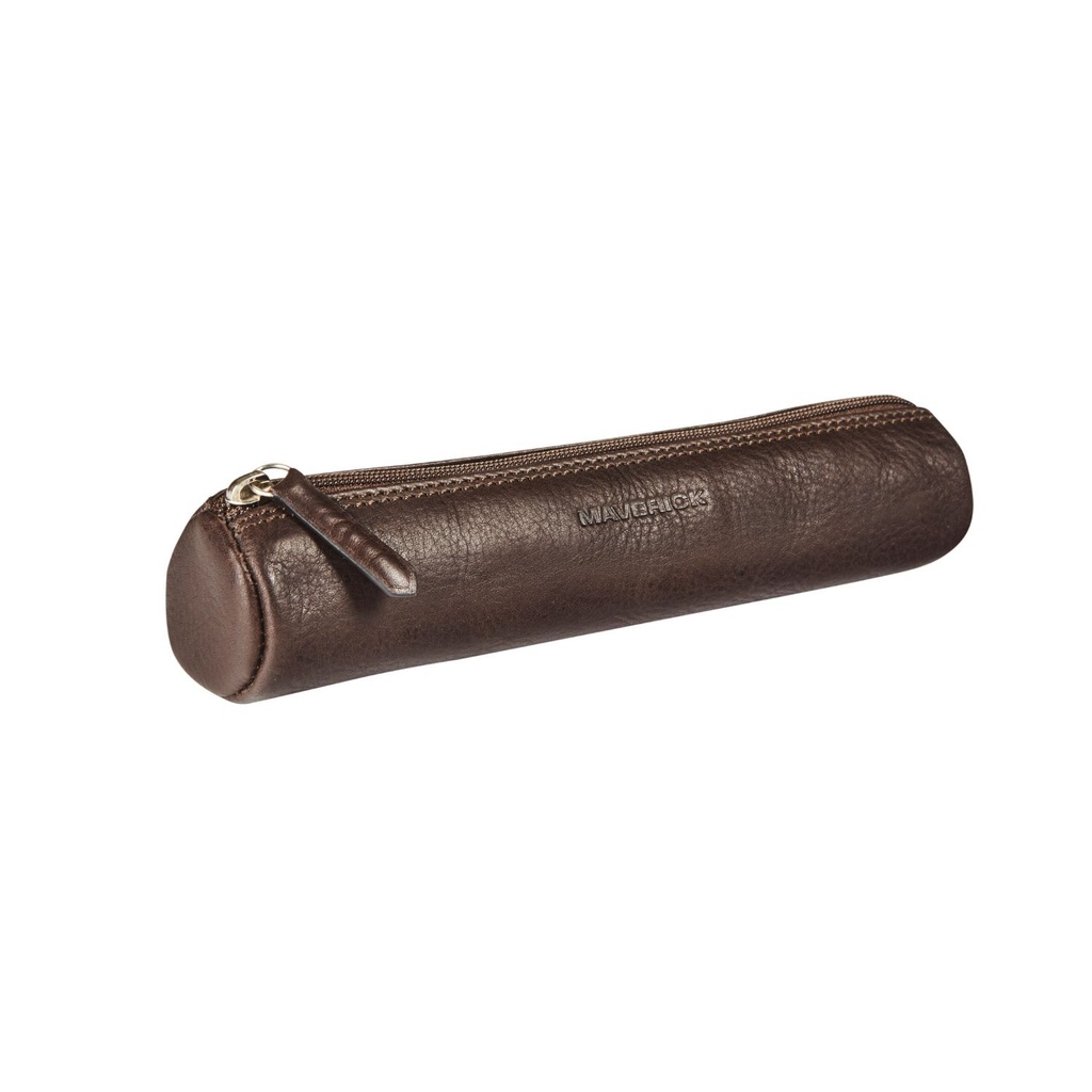 Plumier cuir rond small Maverick