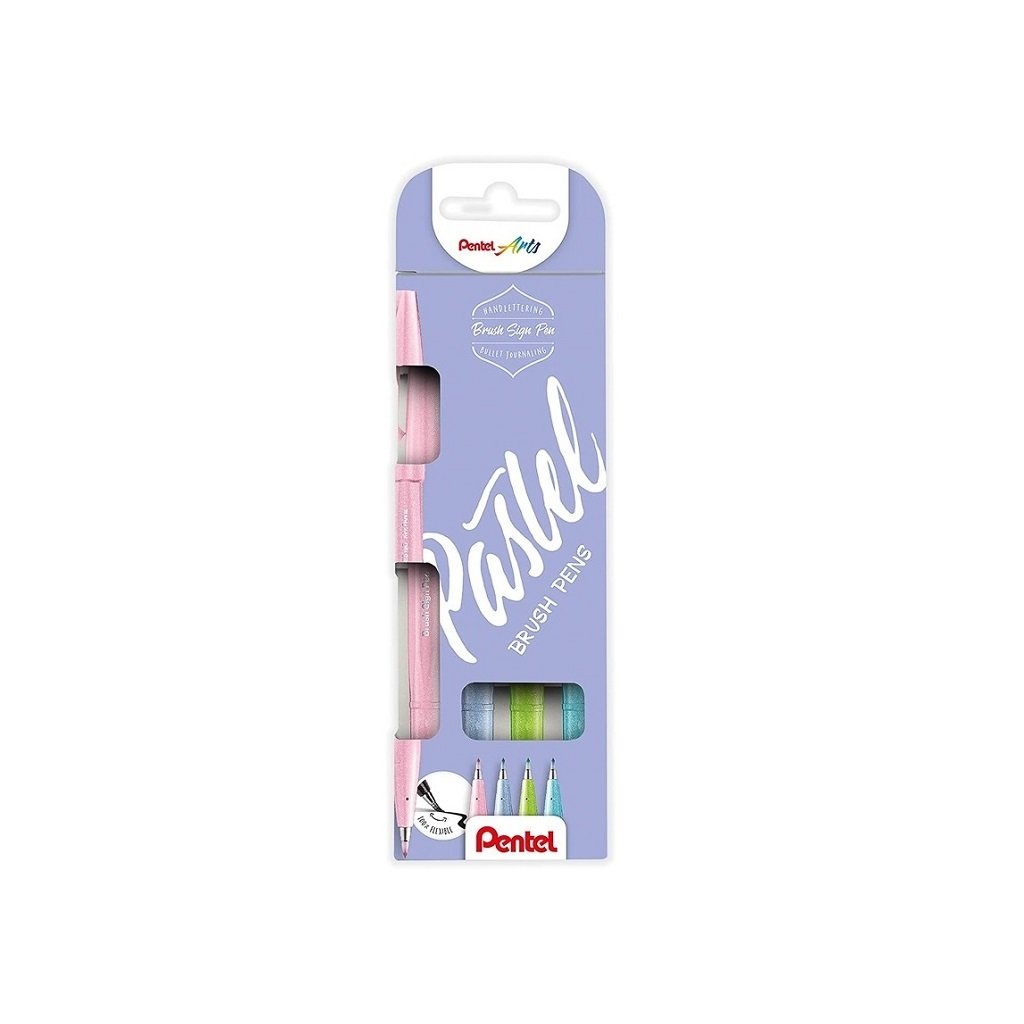 PENTEL SET 4PASTEL PENT PICEAUX