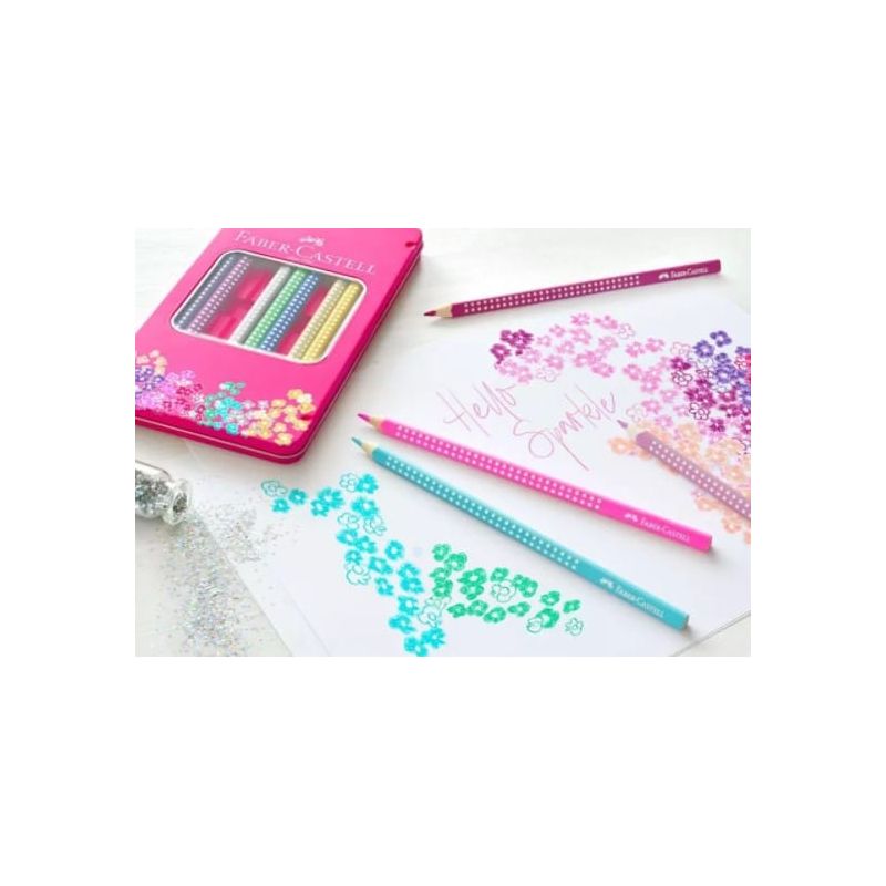 FABER-CASTELL boite de crayon brillant 12