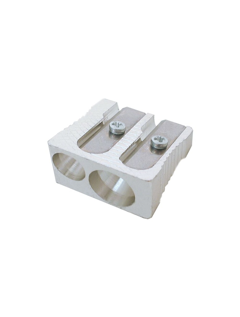 TAILLE CRAYON M + R metalle double
