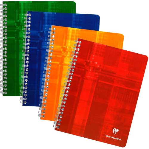 [8722] clairefontain  cahier a5  . 5x5 spiral