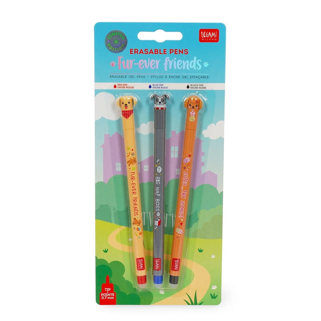 Legami erasable pen trio chien