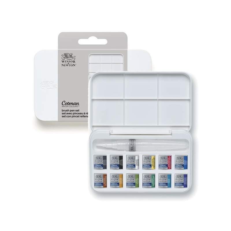 [0390658] COTMAN  WATER BRUSH POCKET SET