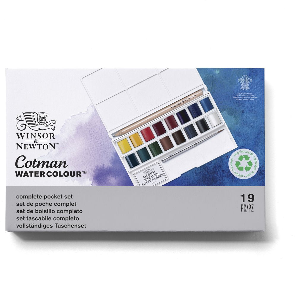 WINSOR NEWTON COTMAN COMPLETE POCKET SET