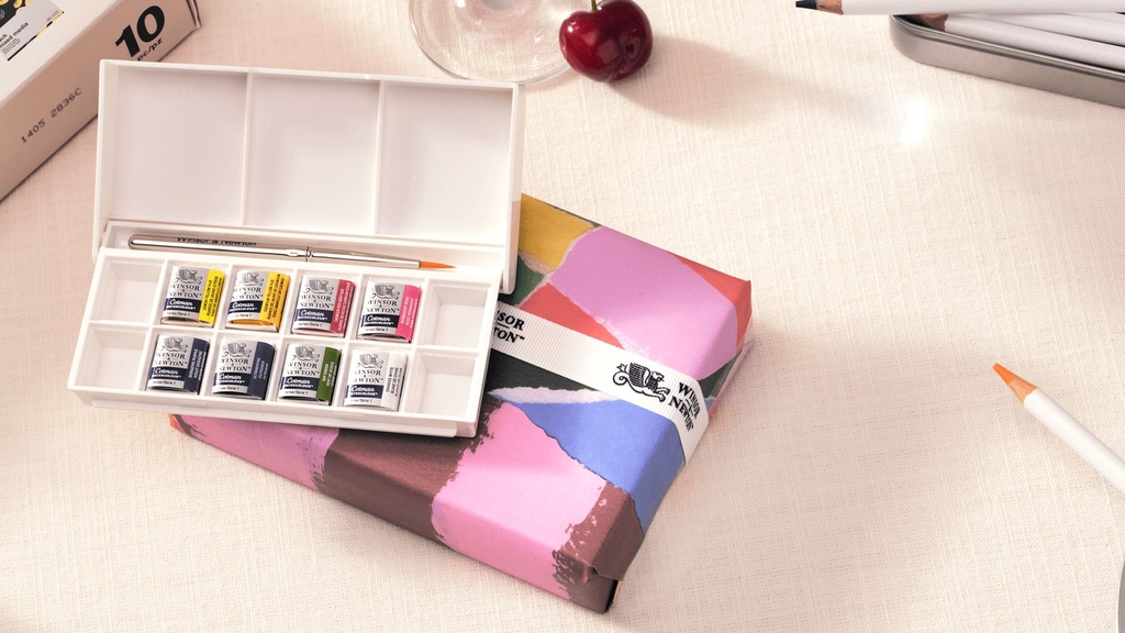 SET DE POCHE AQUARELLE PAYSAGE WN