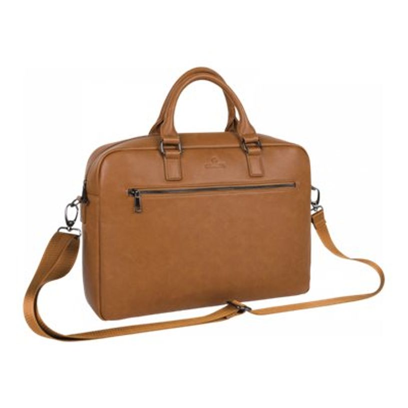 MALETTE ORDINATEUR COGNAC OBERTHUR