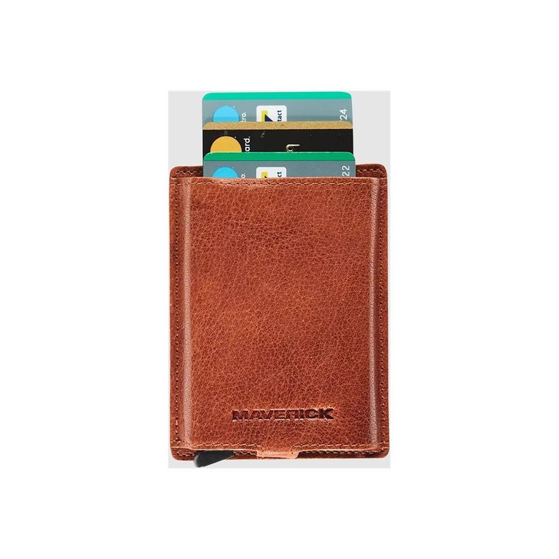 [MAV RG 061 25] MAVERICK PORTE CARTE RG COGNAC