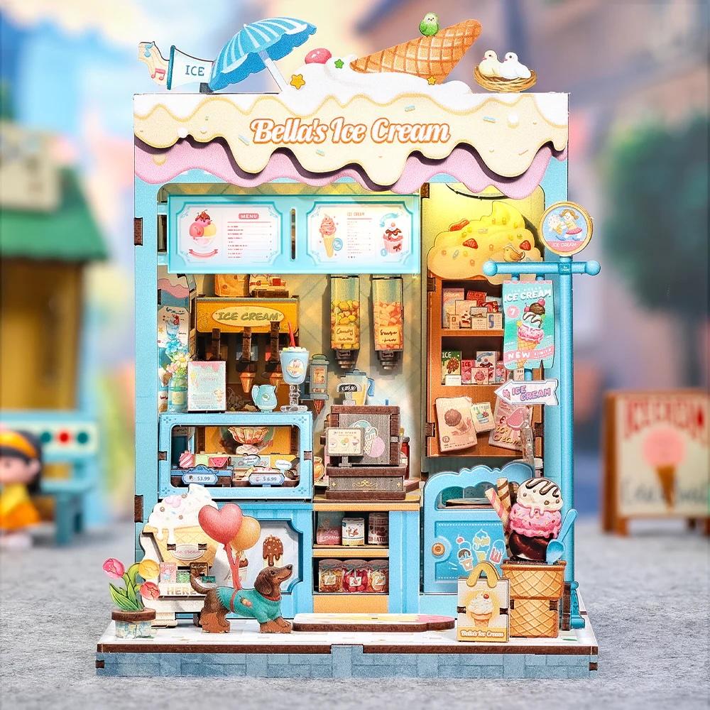 [CWGC212] DIY MINIATURE HOUSE DIFFICULTY 2 (Bella's ice cream)