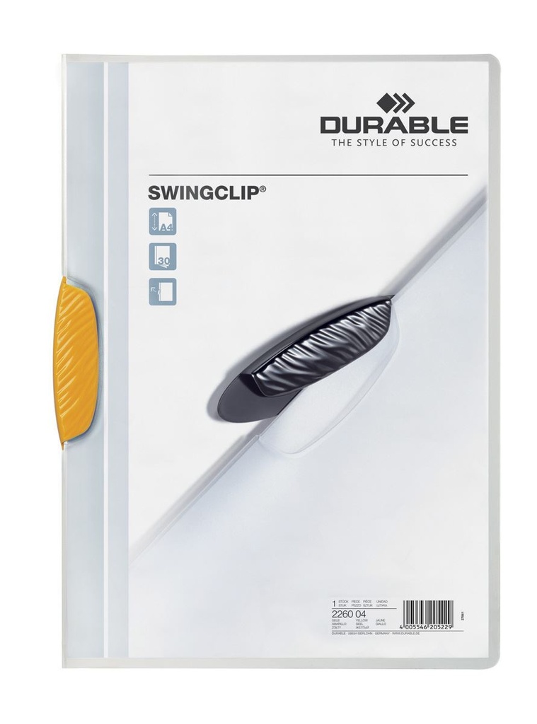 DURABLE SWINGCLIP a4 (orange)