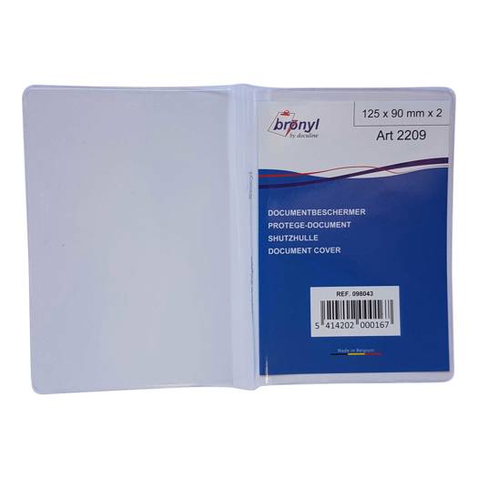 Bronyl pochette plastique125x90mm x2