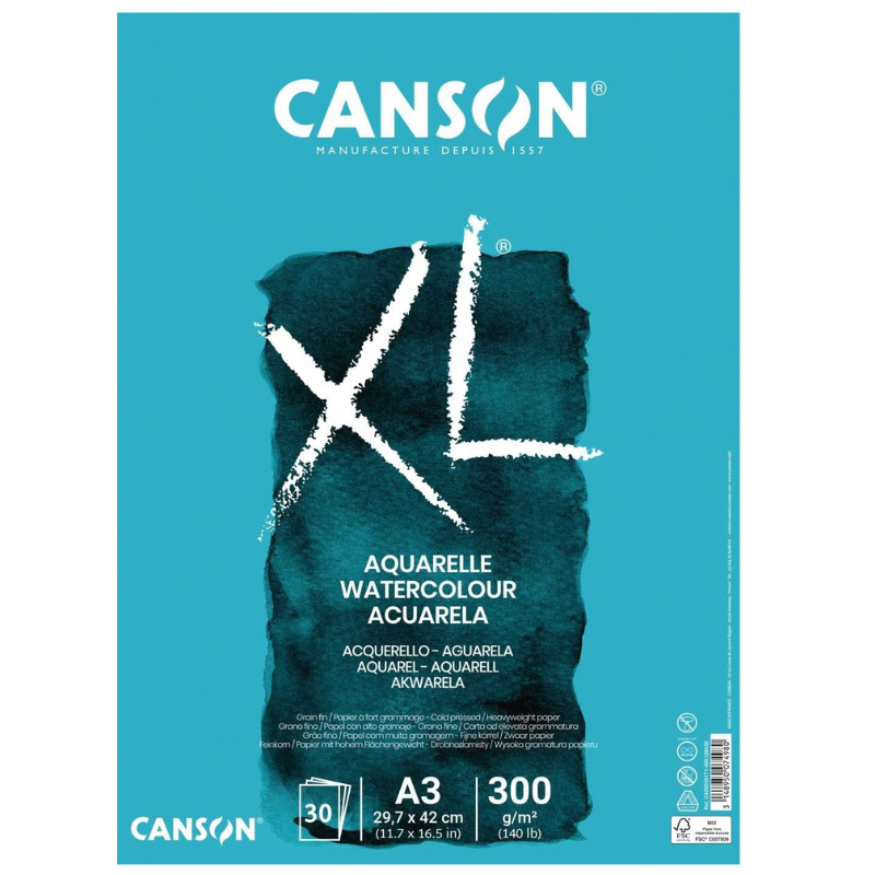 CANSON XL AQUARELLE 300gr