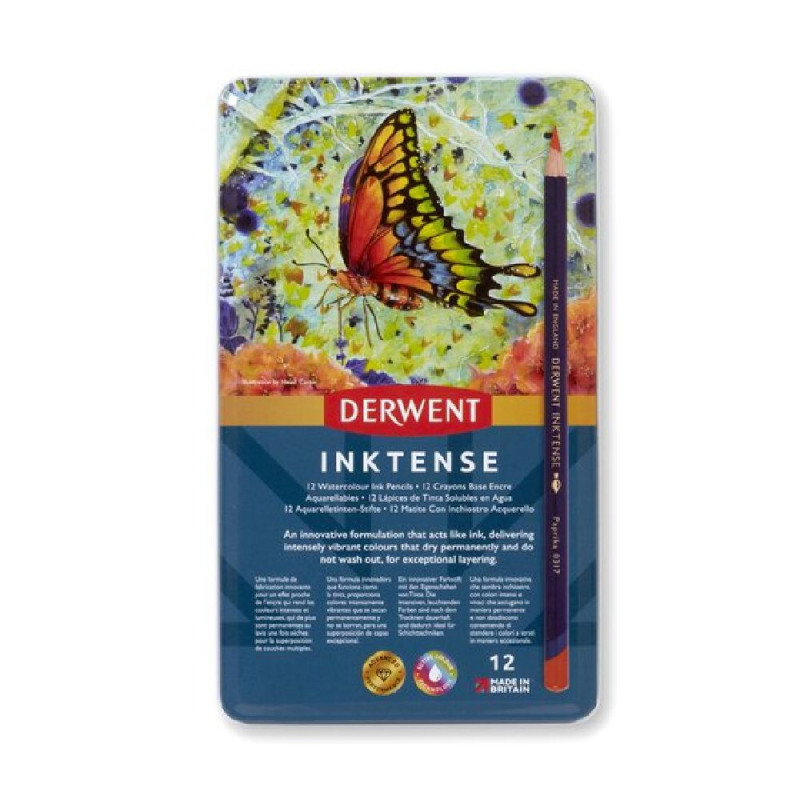 DERWENT 12 CRAYONS AQUARELLES
