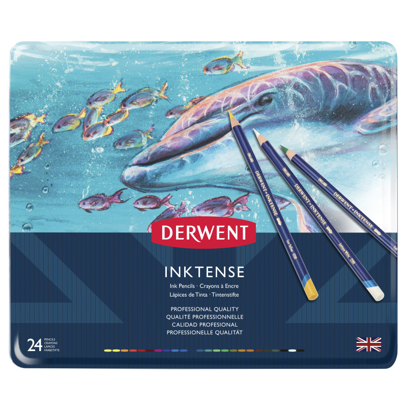 DERWENT 24 CRAYONS AQUARELLES