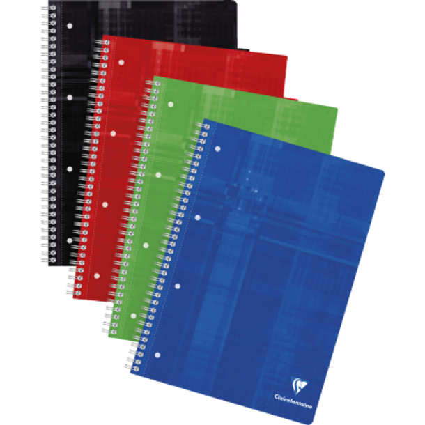 [8249] clairefontaine cahier a4 spiral 240 page