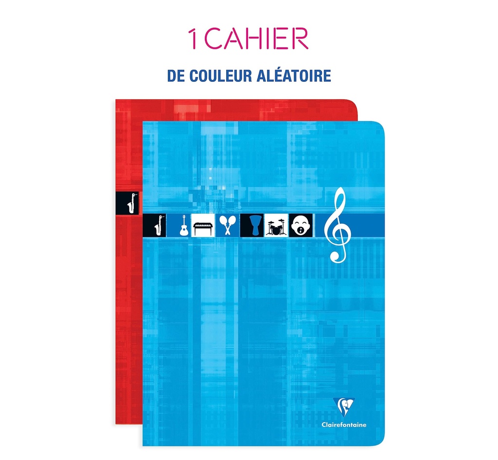 [3307] clairefontaine cahier a4 de musique