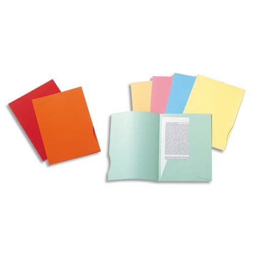 [216000] exacompta chemises 2 rabats multi color 