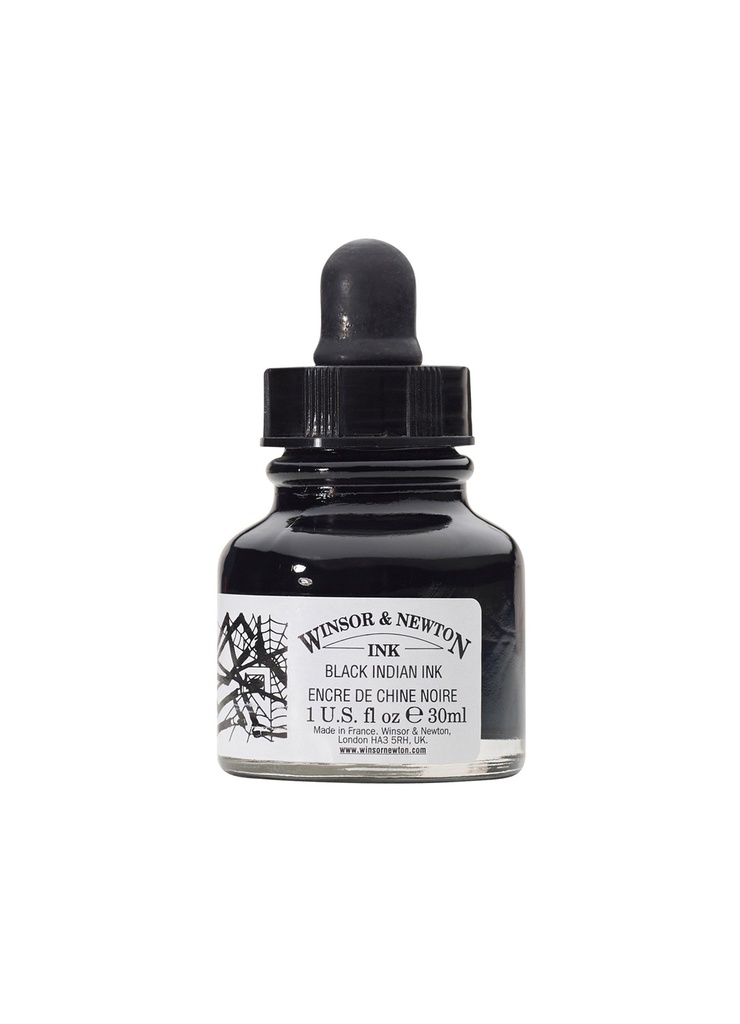 ENCRE DE CHINE NOIRE WINSOR NEWTON 30 ml