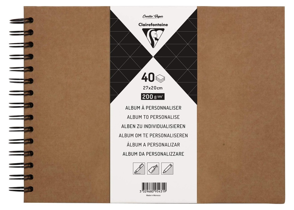 CLAIREFONTAINE ALBUM PERSINALISER 