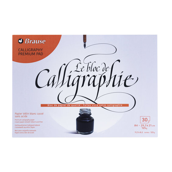 BLOC DE CALLIGRAPHIE BRAUSE