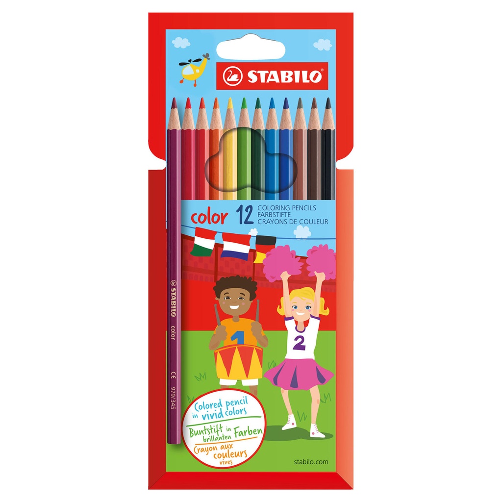 STABILO CRAYON COLOR 12 