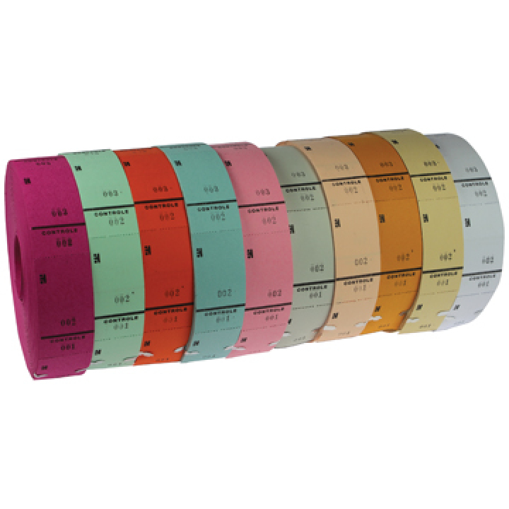  ROULEAUX DE TICKET VESTIAIRES