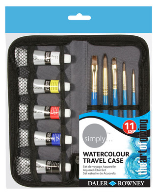 Daler&rowney c'est de voyage aquarelle 11 pcs