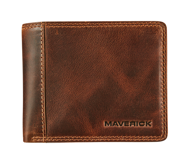 PORTEFEUILLE BRUN ORIGINAL MAVERICK