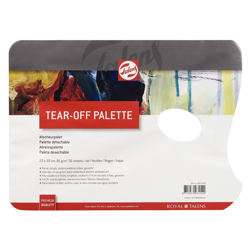 Talens palette détachable