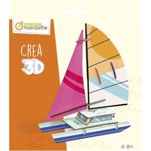Clairefontaine Avenue mandarine créer carte 3D