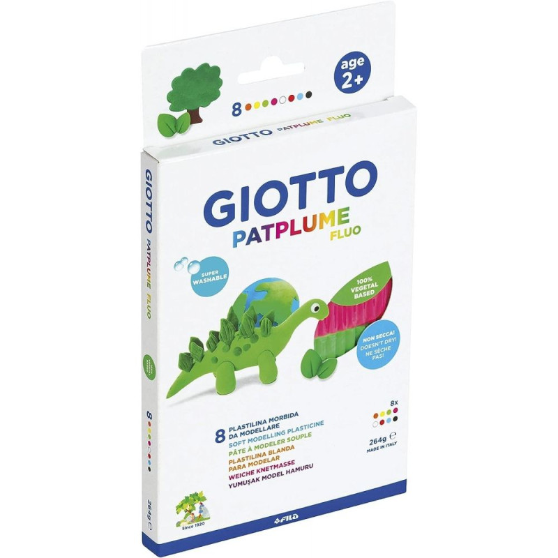 Giotte pâte à modeler souple huit pièces