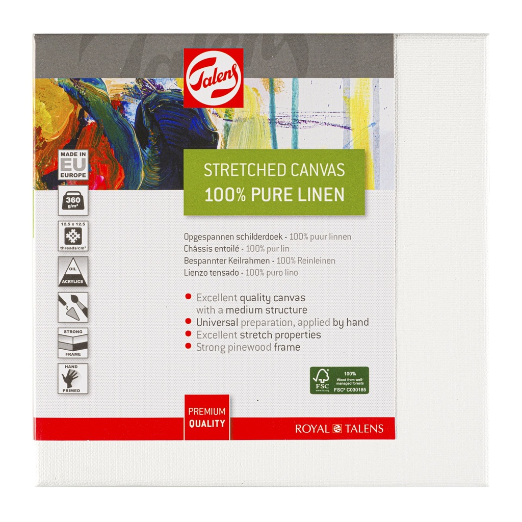 talens toile pur lin 24x30cm