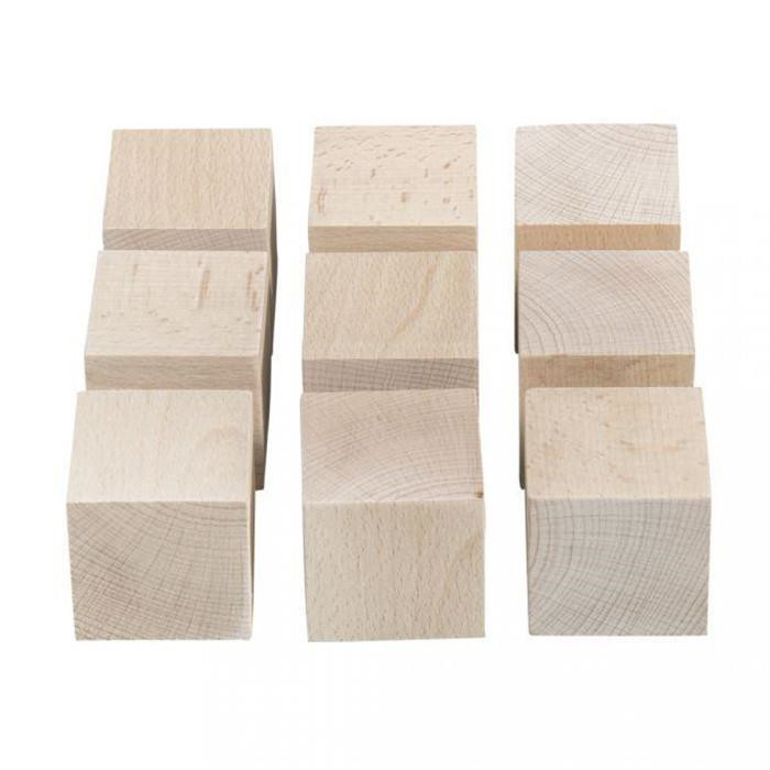 Crayères cube en bois 45 × 45