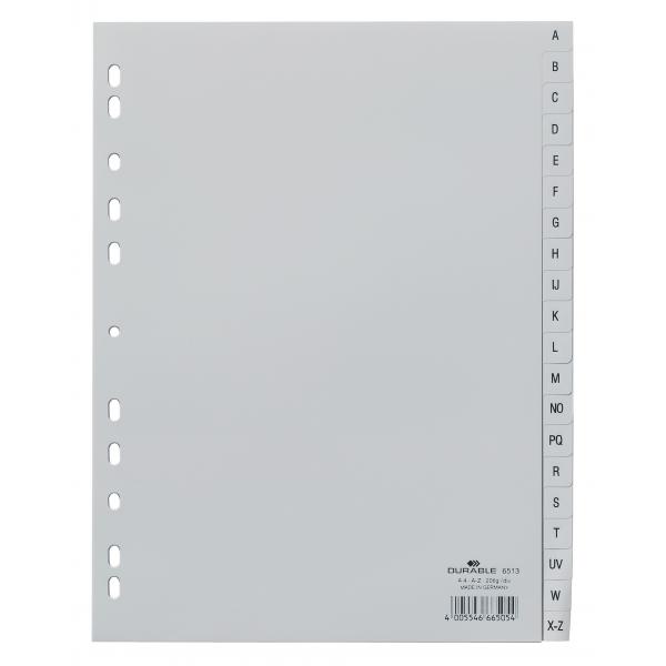 INTERCALAIRE ALPHABÉTIQUE DURABLE 