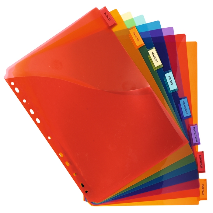 exacompta pochette intercalaire a4 maxi 8