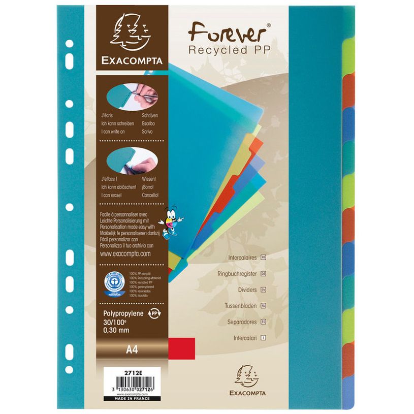 EXACOMPTA FOREVER PLASTIQUES 12