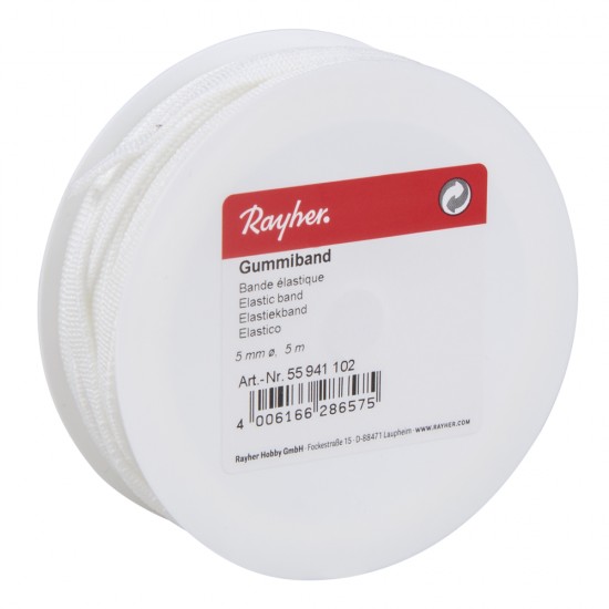 Reyer  bande   Élastique 5 mm bobine de 5 m