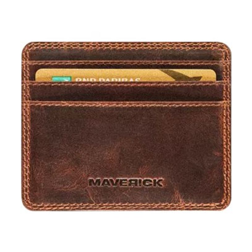 PORTE CARTE MAGIQUE MAVERICK BRUN