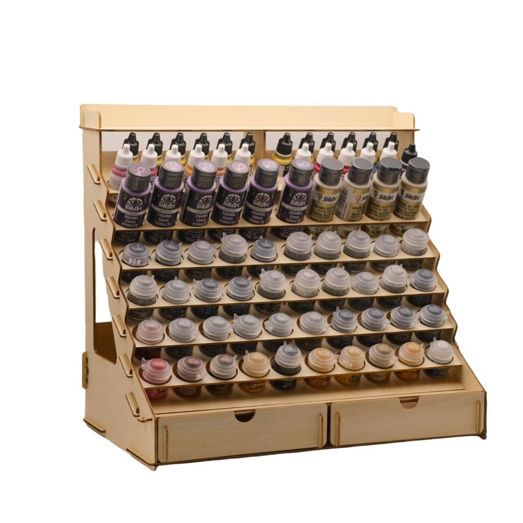 Rayher pas de nouveaux en bois pour le rangement perforé 40 × 60 cm