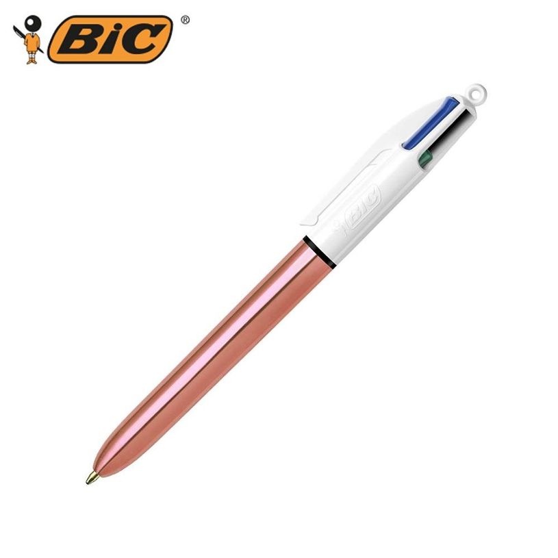 BIC 4 CLR SHINE GOLD ROSE
