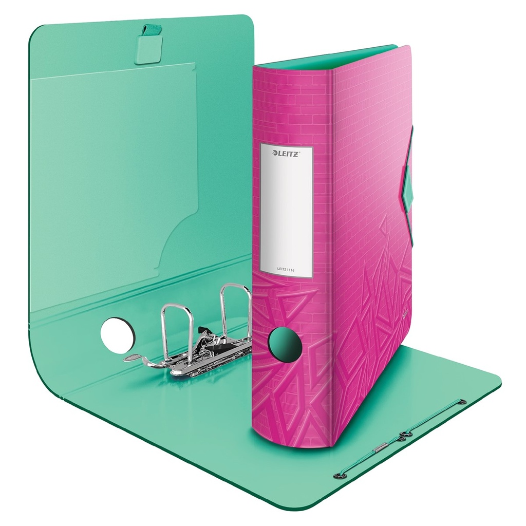 CLASSEUR LEITZ rose/turquoise