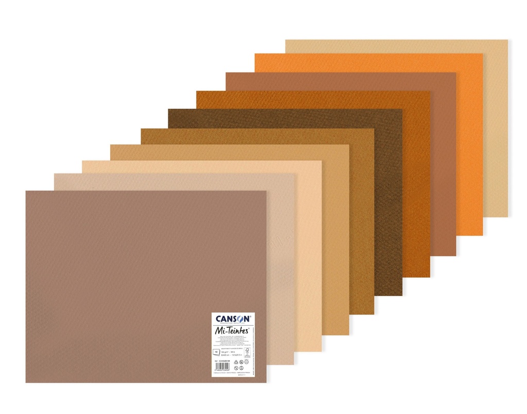 CANSON PAPIER MI TEINTES 50X65CM 160GR