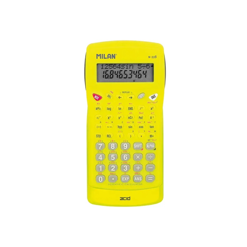 Milan calculatrice scientifique M228 (vert)