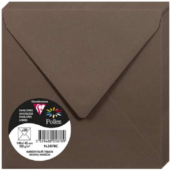 ENVELOPE POLLEN 140x140mm (bleu)