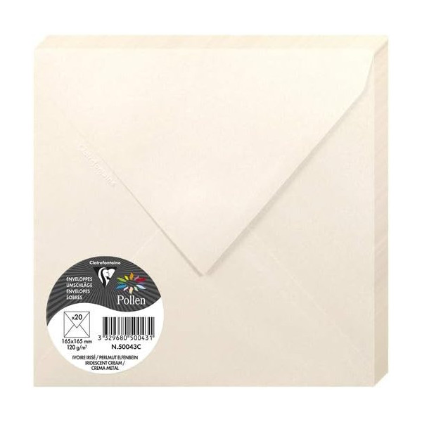 ENVELOPPE POLLEN IRISEE 165x165